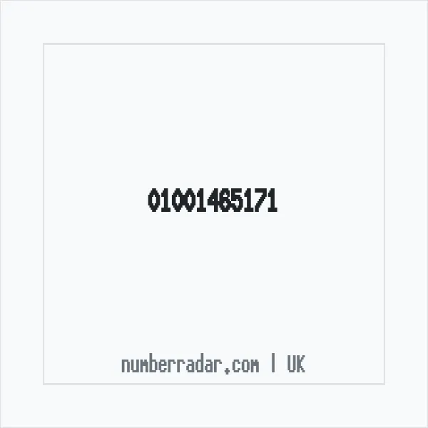 Reverse number check for +44 1001 465171 — who called me?