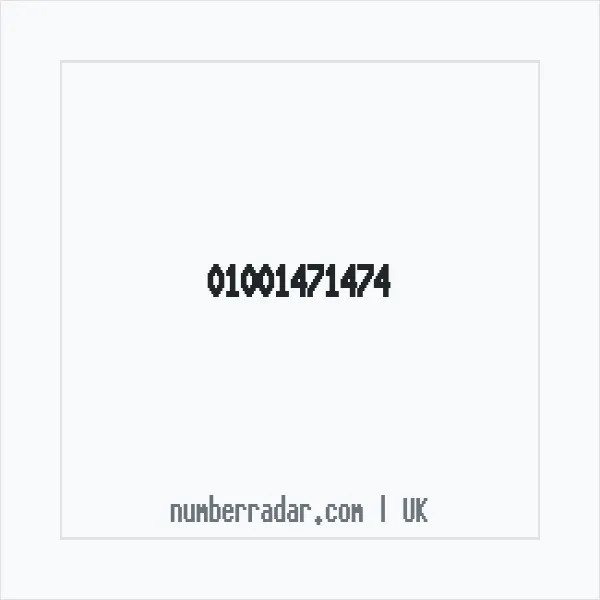Reverse number check for +44 1001 471474 — who called me?