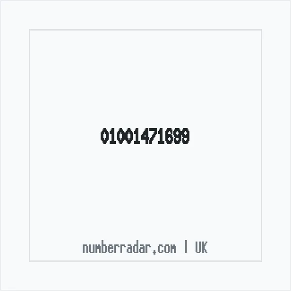 Reverse number check for +44 1001 471699 — who called me?