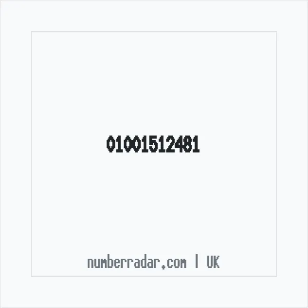 Reverse number check for +44 1001 512481 — who called me?