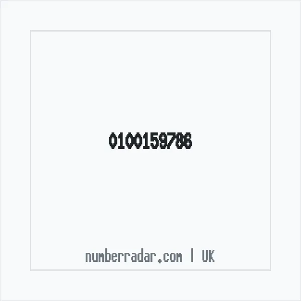 Reverse number check for +44 100159786 — who called me?