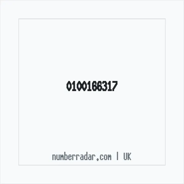Reverse number check for +44 100166317 — who called me?