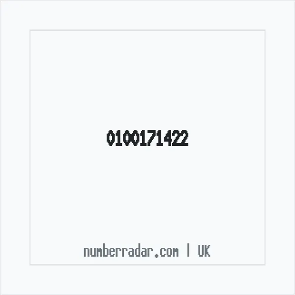 Reverse number check for +44 100171422 — who called me?