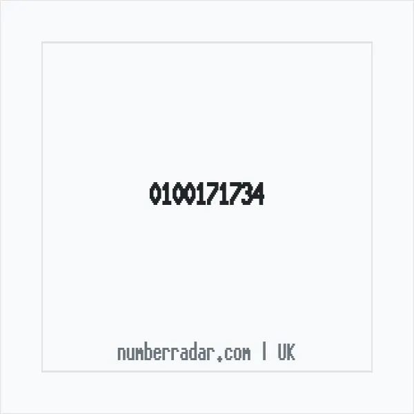 Reverse number check for +44 100171734 — who called me?