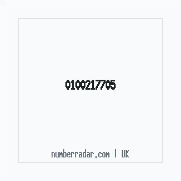 Reverse number check for +44 100217705 — who called me?
