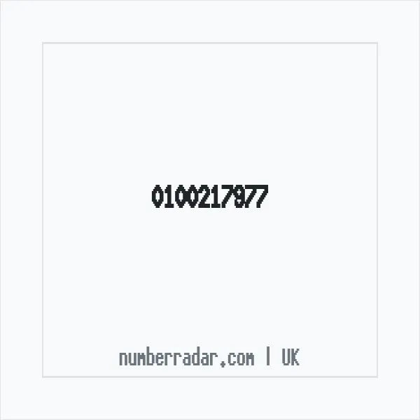 Reverse number check for +44 100217977 — who called me?
