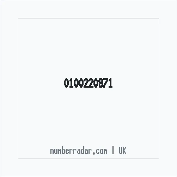 Reverse number check for +44 100220971 — who called me?