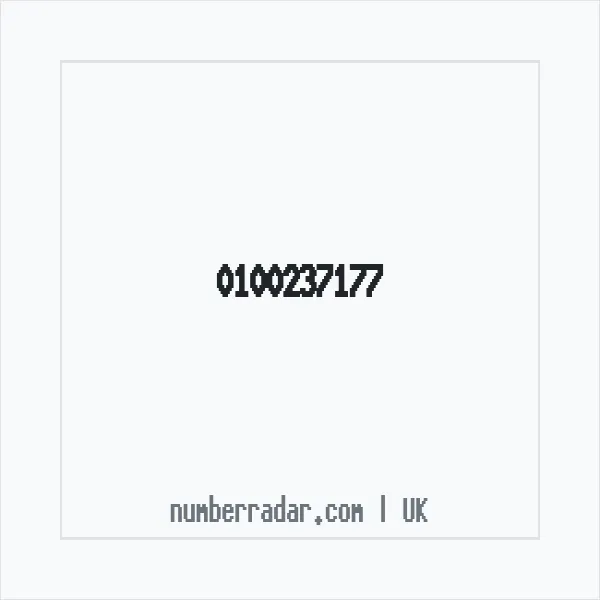 Reverse number check for +44 100237177 — who called me?