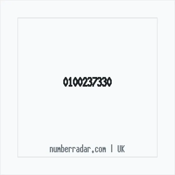 Reverse number check for +44 100237330 — who called me?