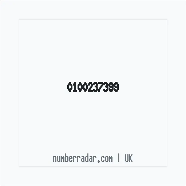 Reverse number check for +44 100237399 — who called me?