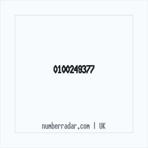 Reverse number check for +44 100249377 — who called me?