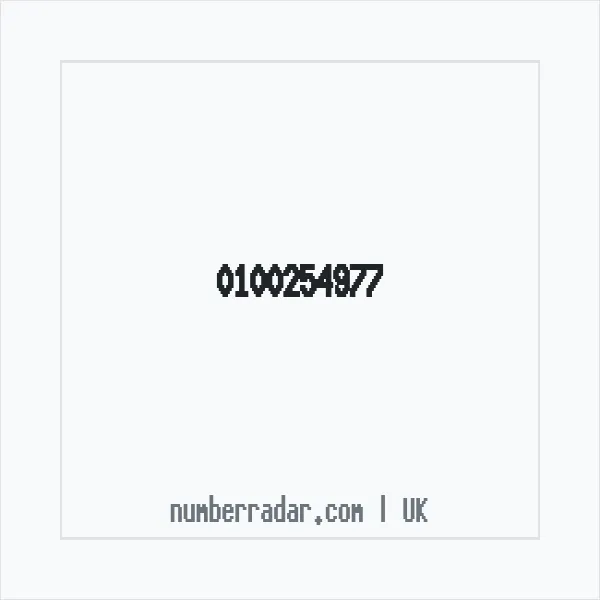 Reverse number check for +44 100254977 — who called me?