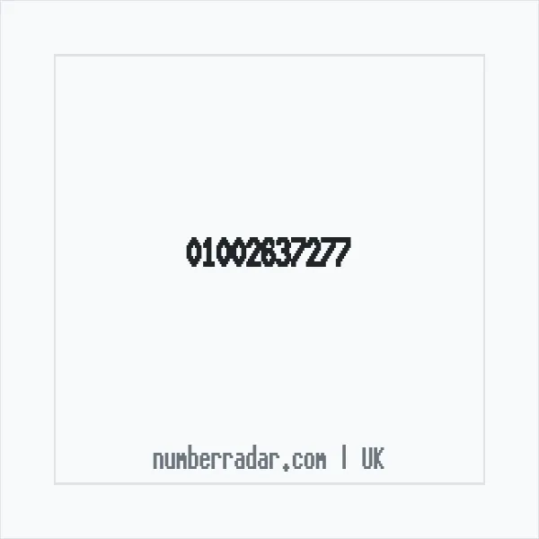 Reverse number check for +44 1002 637277 — who called me?