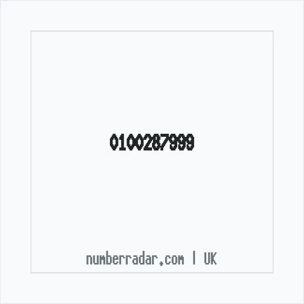 Reverse number check for +44 100287999 — who called me?