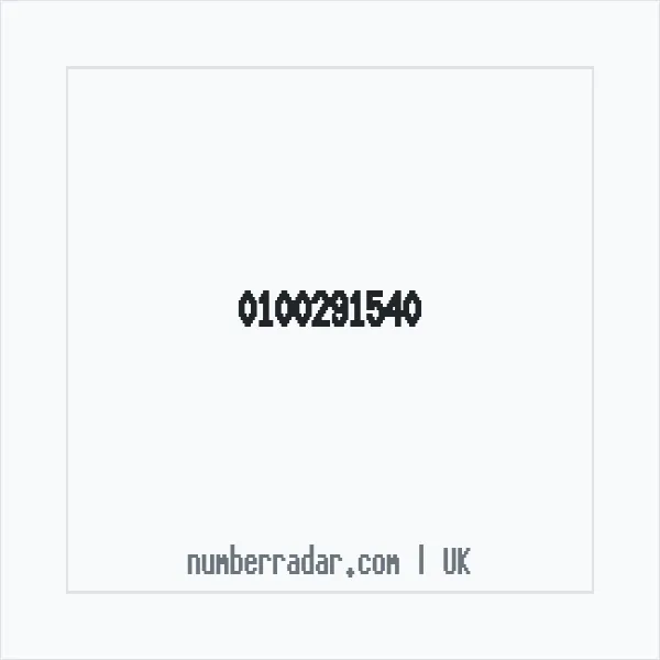 Reverse number check for +44 100291540 — who called me?