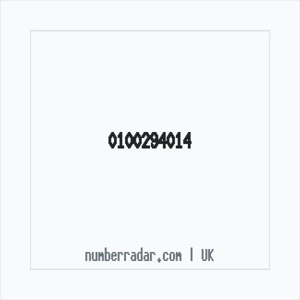 Reverse number check for +44 100294014 — who called me?