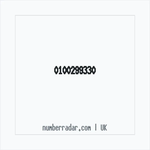 Reverse number check for +44 100299330 — who called me?