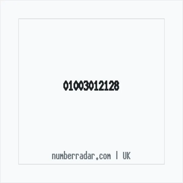 Reverse number check for +44 1003 012128 — who called me?