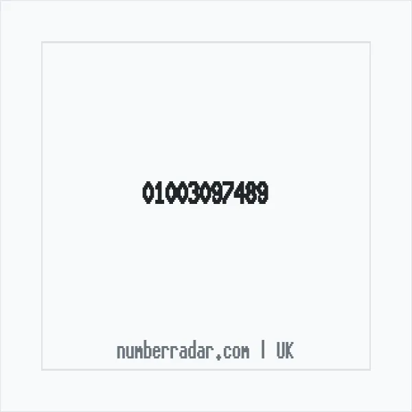 Reverse number check for +44 1003 097489 — who called me?
