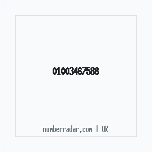 Reverse number check for +44 1003 467588 — who called me?