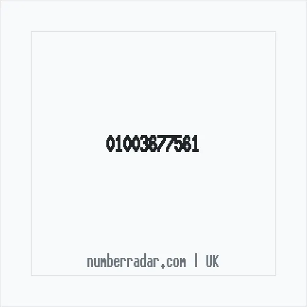Reverse number check for +44 1003 677561 — who called me?