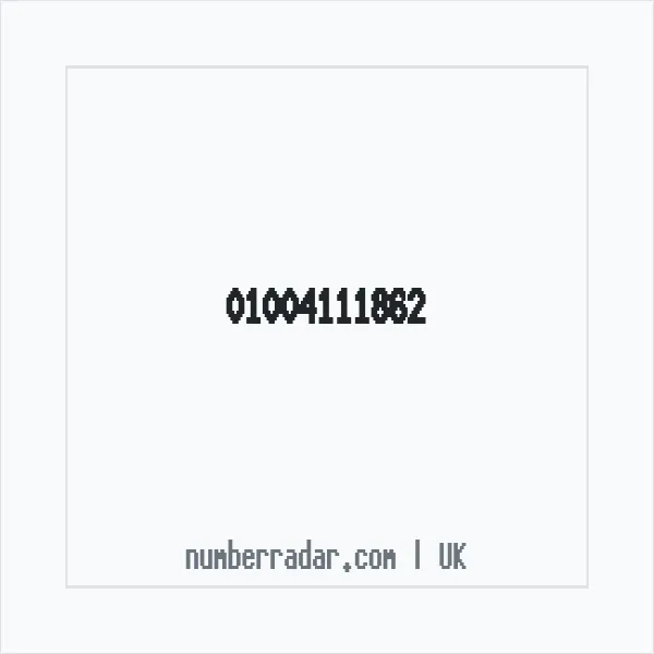 Reverse number check for +44 1004 111862 — who called me?