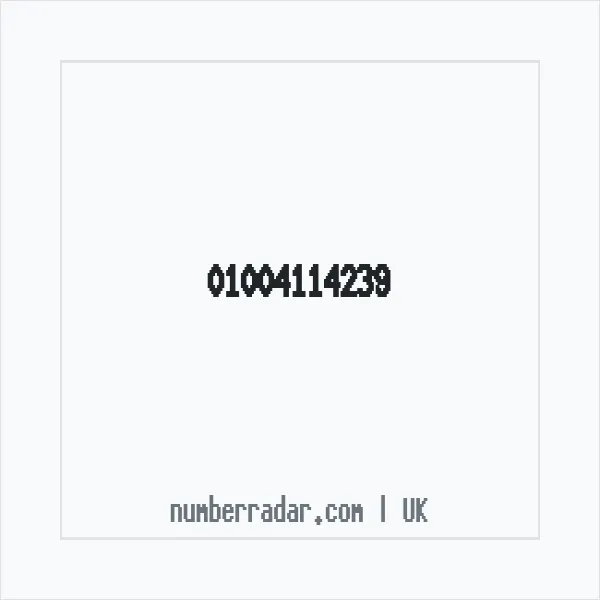 Reverse number check for +44 1004 114239 — who called me?
