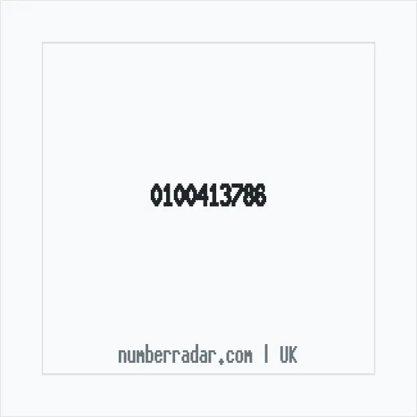 Reverse number check for +44 100413786 — who called me?