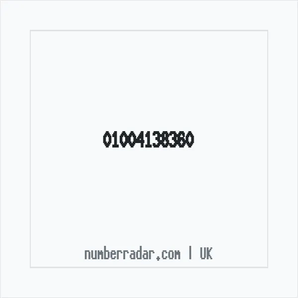 Reverse number check for +44 1004 138360 — who called me?