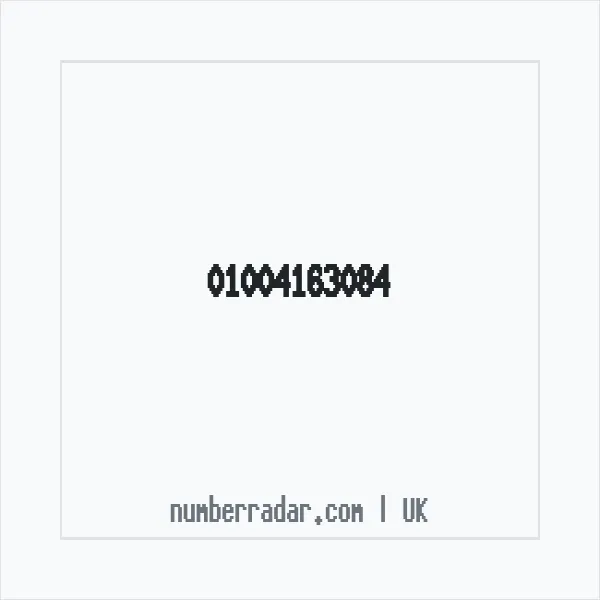 Reverse number check for +44 1004 163084 — who called me?