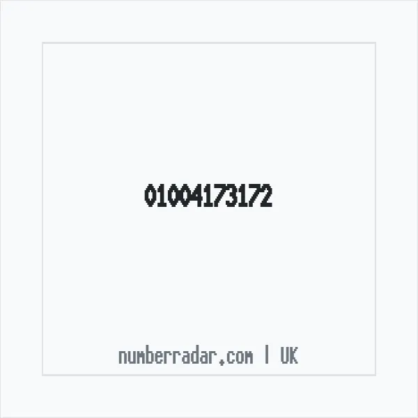 Reverse number check for +44 1004 173172 — who called me?