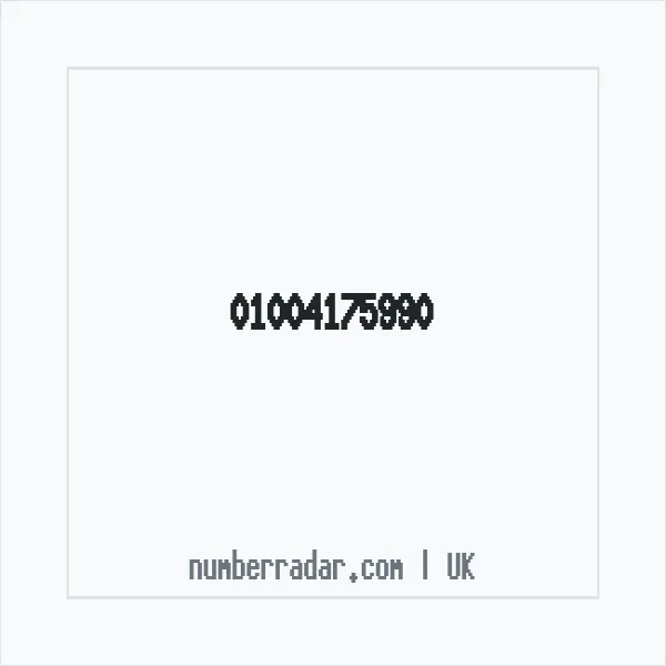 Reverse number check for +44 1004 175990 — who called me?