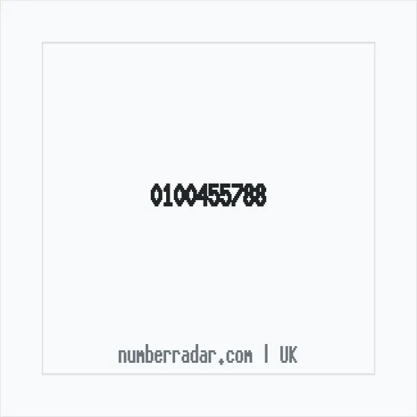 Reverse number check for +44 100455788 — who called me?