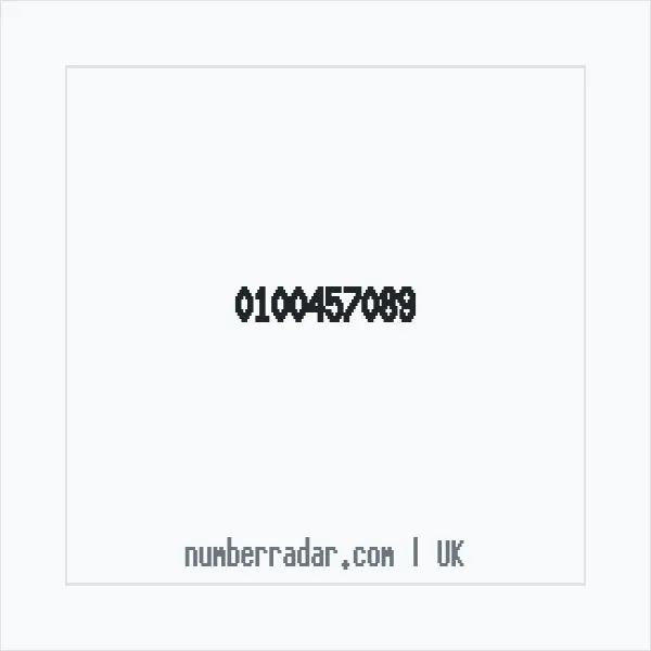 Reverse number check for +44 100457089 — who called me?