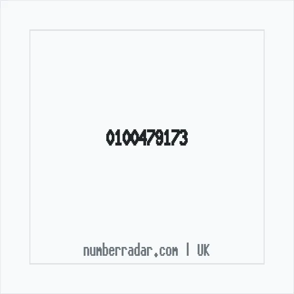 Reverse number check for +44 100479173 — who called me?