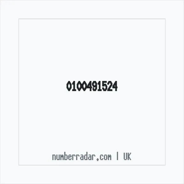 Reverse number check for +44 100491524 — who called me?