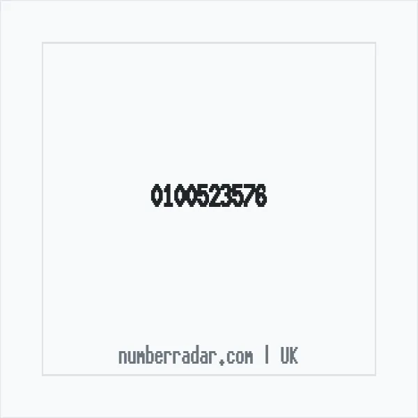 Reverse number check for +44 100523576 — who called me?