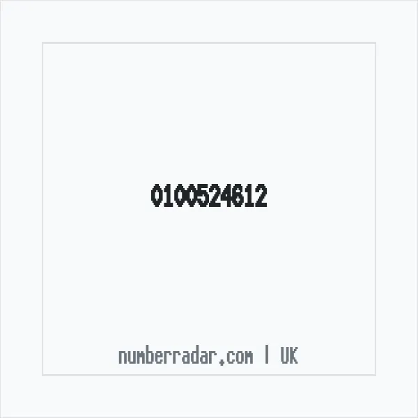 Reverse number check for +44 100524612 — who called me?