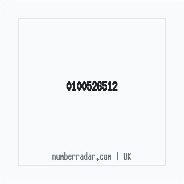 Reverse number check for +44 100526512 — who called me?