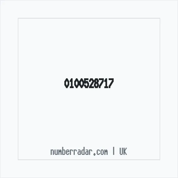 Reverse number check for +44 100528717 — who called me?