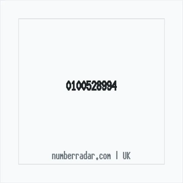 Reverse number check for +44 100528994 — who called me?