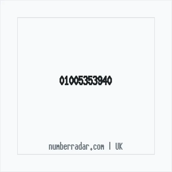 Reverse number check for +44 1005 353940 — who called me?