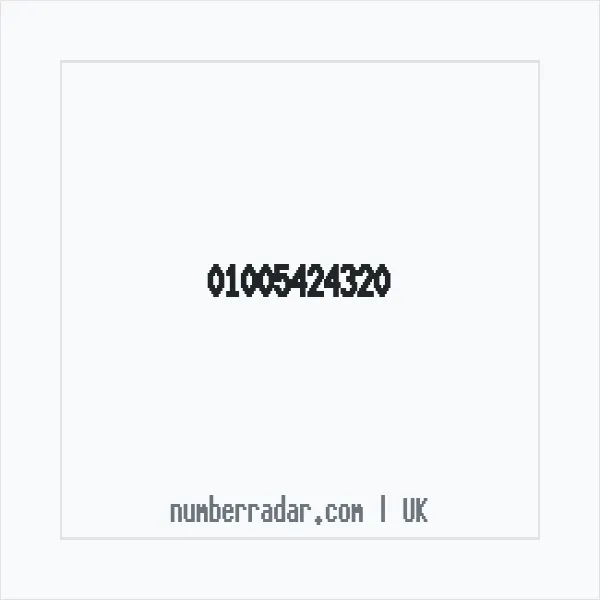 Reverse number check for +44 1005 424320 — who called me?