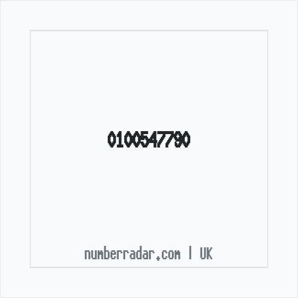 Reverse number check for +44 100547790 — who called me?