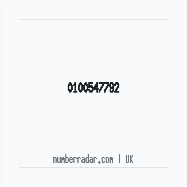 Reverse number check for +44 100547792 — who called me?
