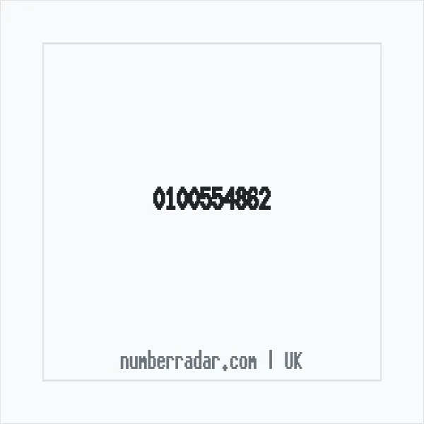 Reverse number check for +44 100554862 — who called me?