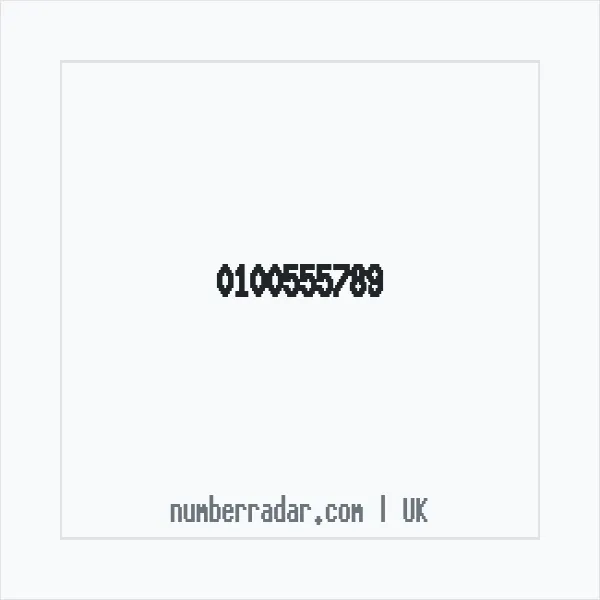 Reverse number check for +44 100555789 — who called me?