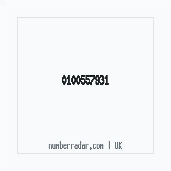 Reverse number check for +44 100557931 — who called me?