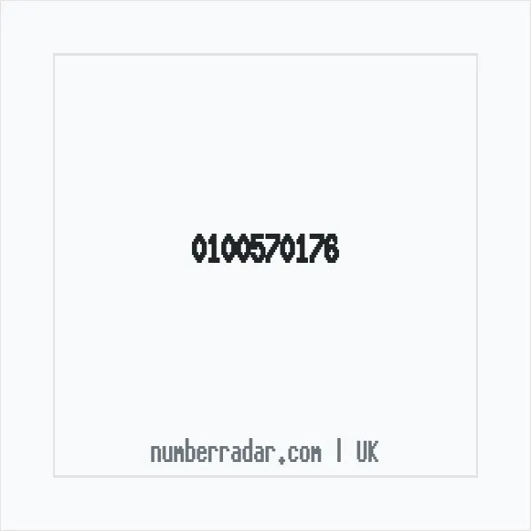 Reverse number check for +44 100570176 — who called me?
