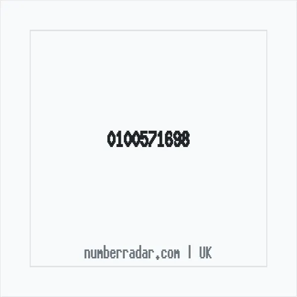 Reverse number check for +44 100571698 — who called me?